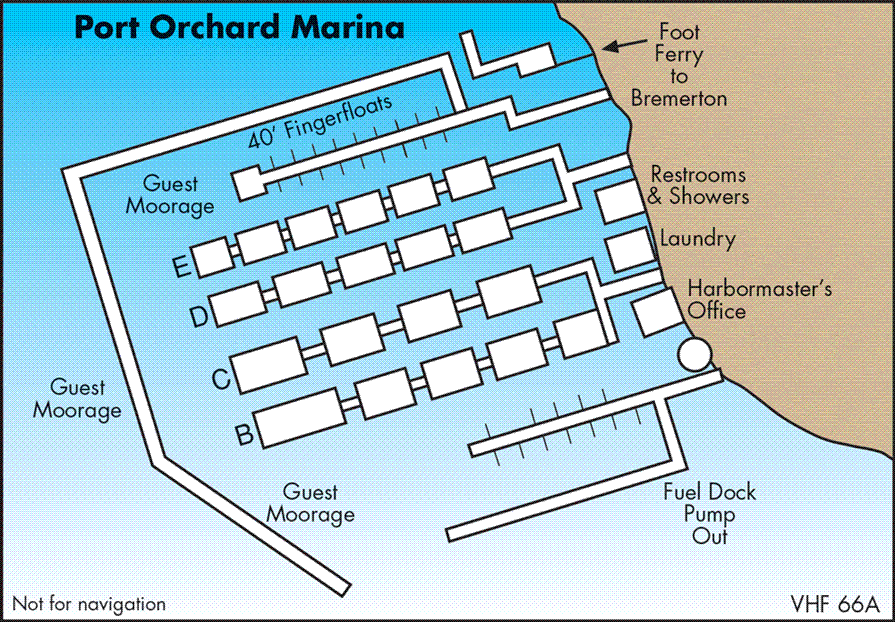 Port Orchard Marina Map