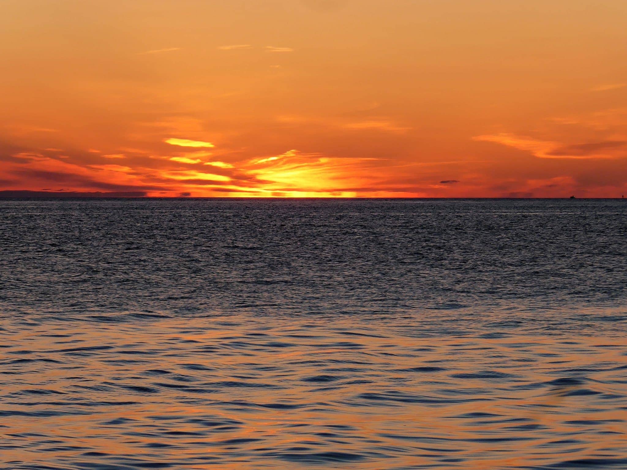 Amazing sunset from Lummi Island