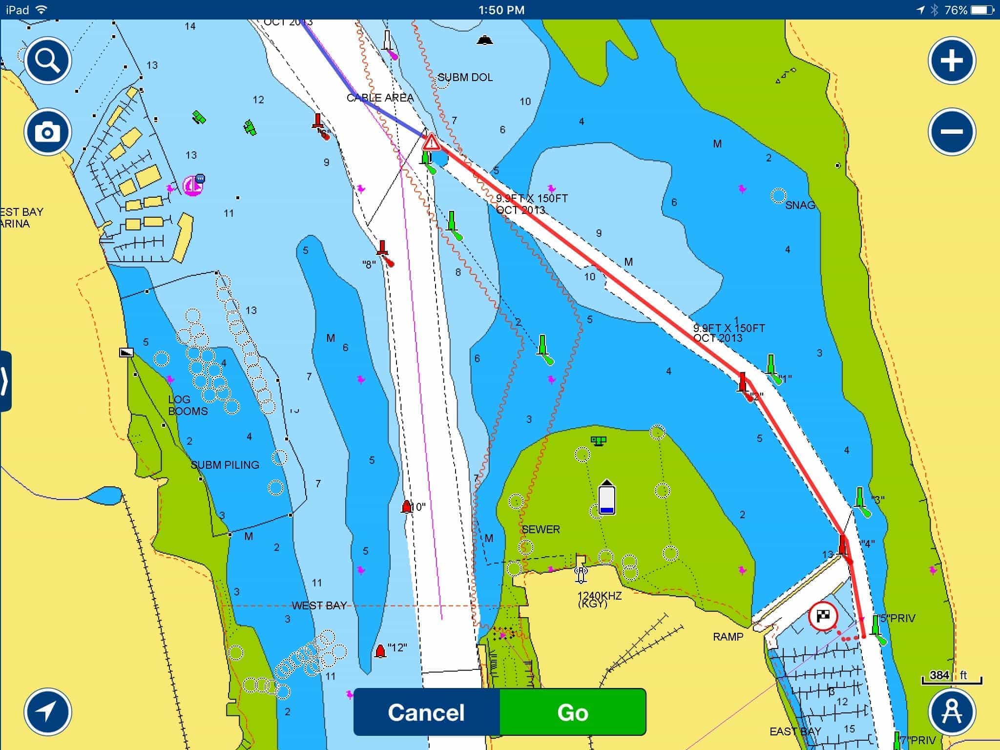 East bay channel marker