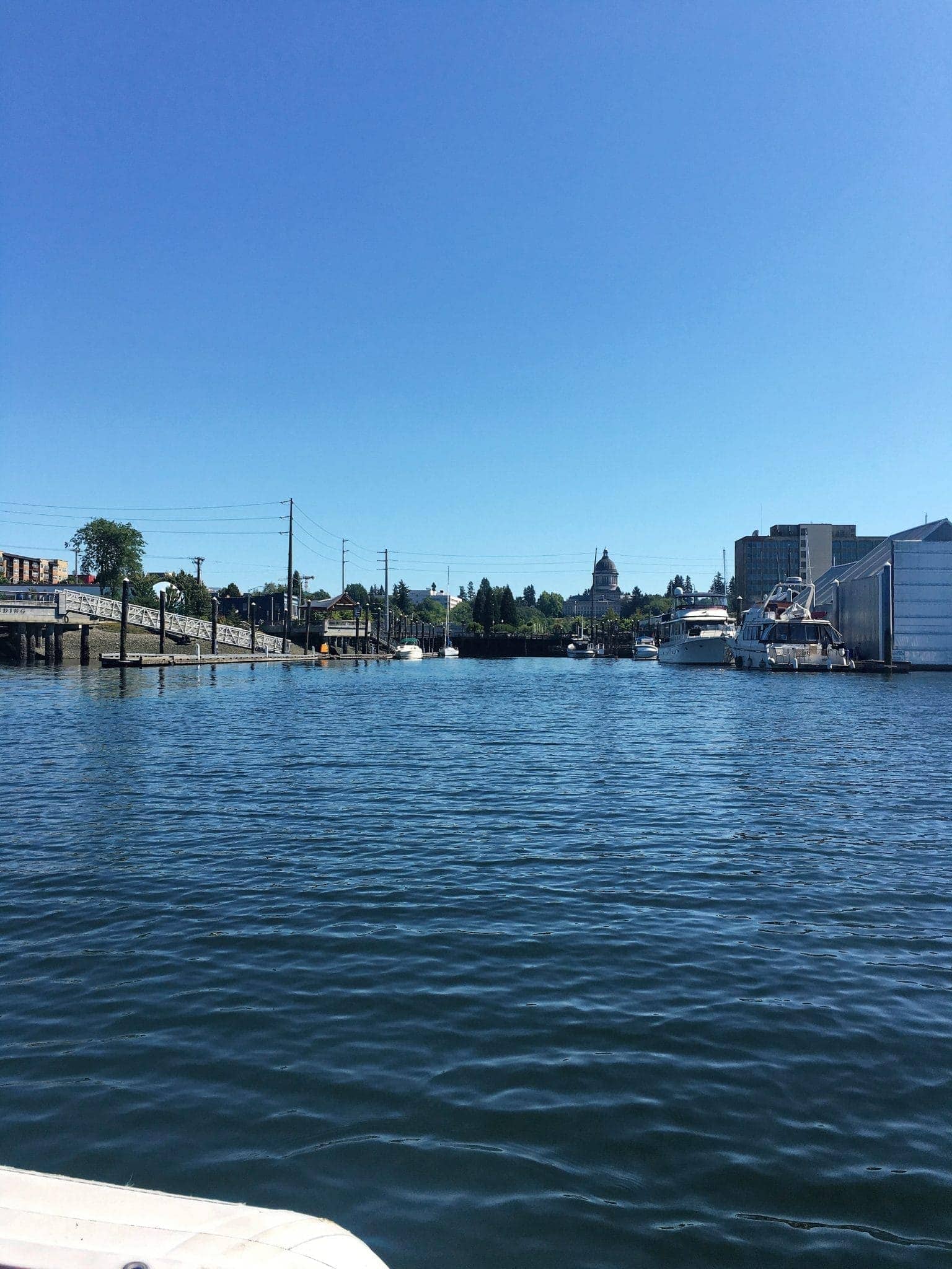 Dinghying in to Percival Landing