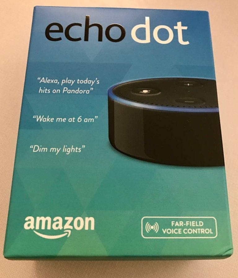 Echo dot what's hot sale in the box