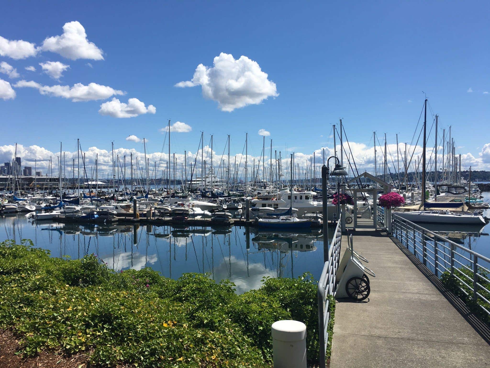 My home marina, Elliott Bay