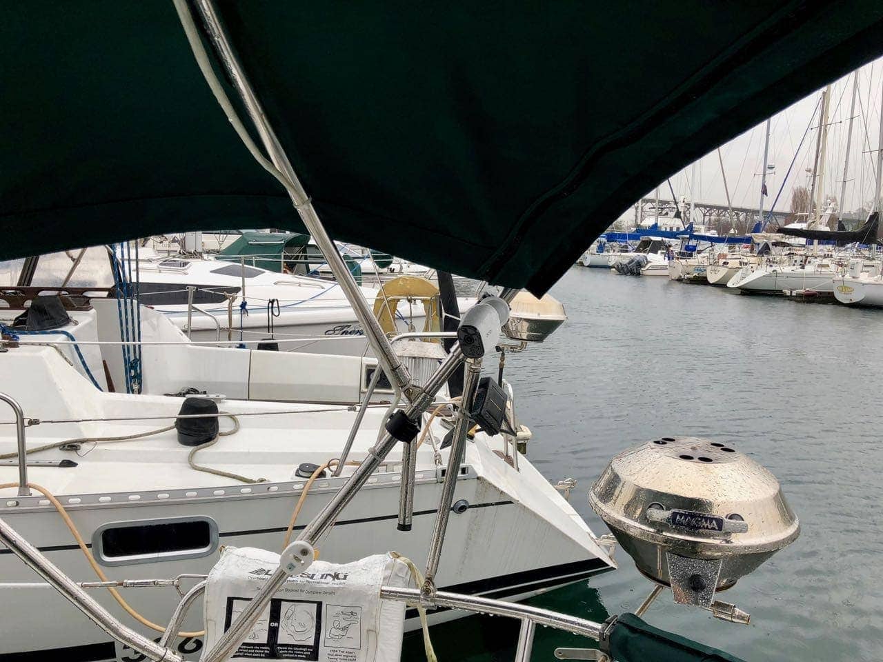 Arlo-on-sailboat-camera-cockpit-area