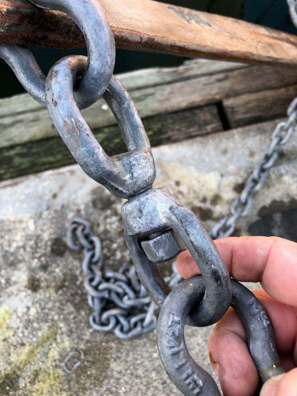 3/4 Anchor Chain Swivel The Zinc Guy, 47% OFF