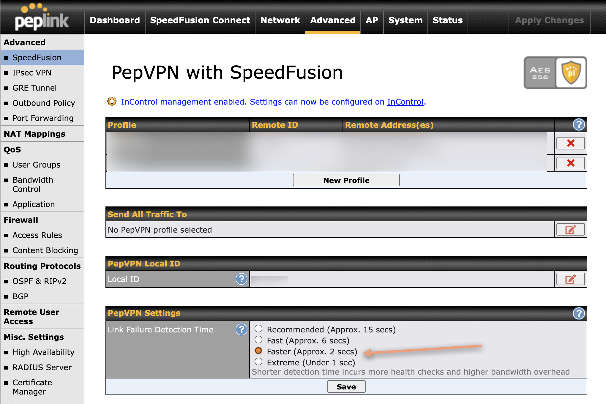 Using Starlink with Peplink