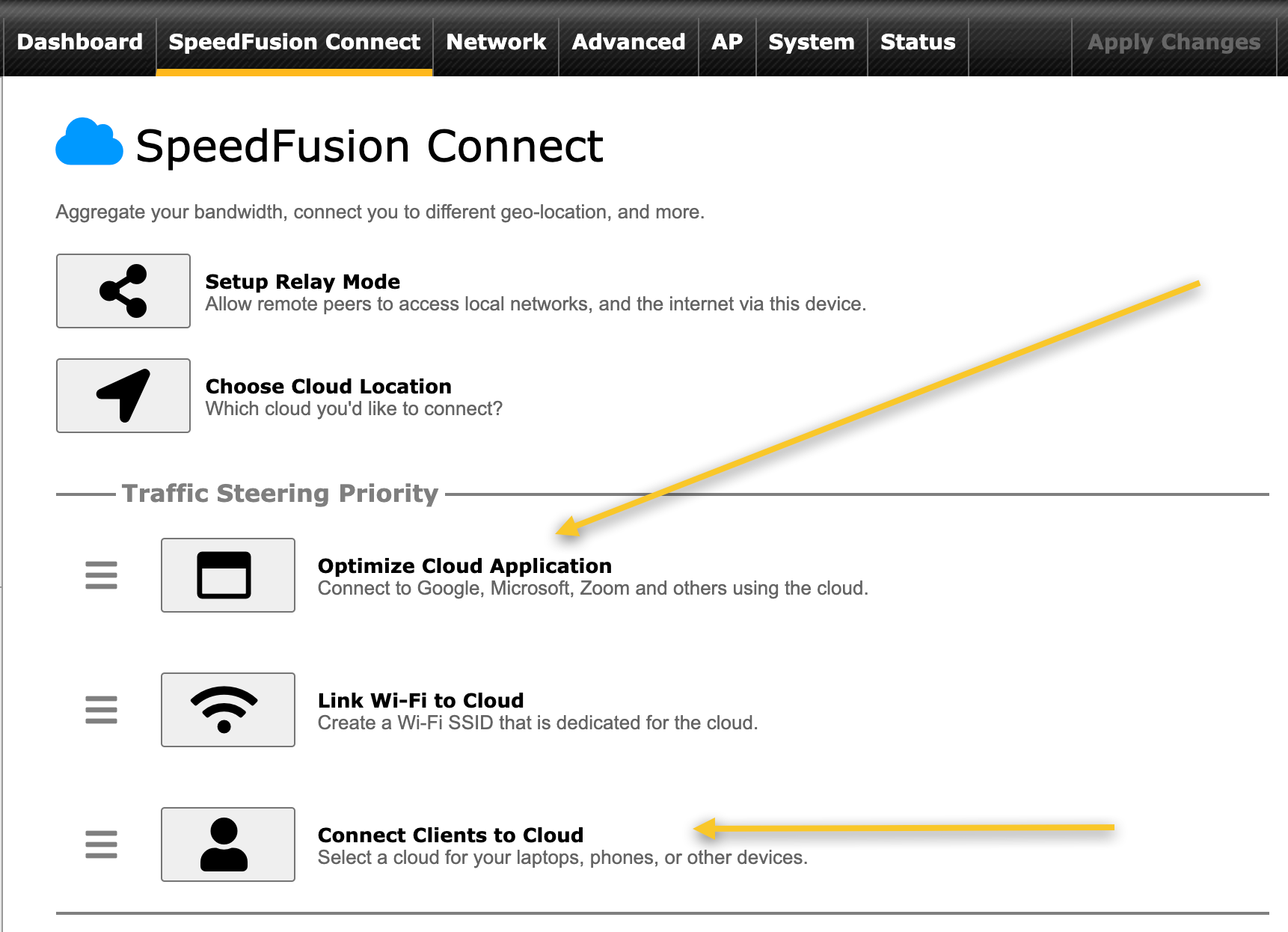 Using Starlink with Peplink