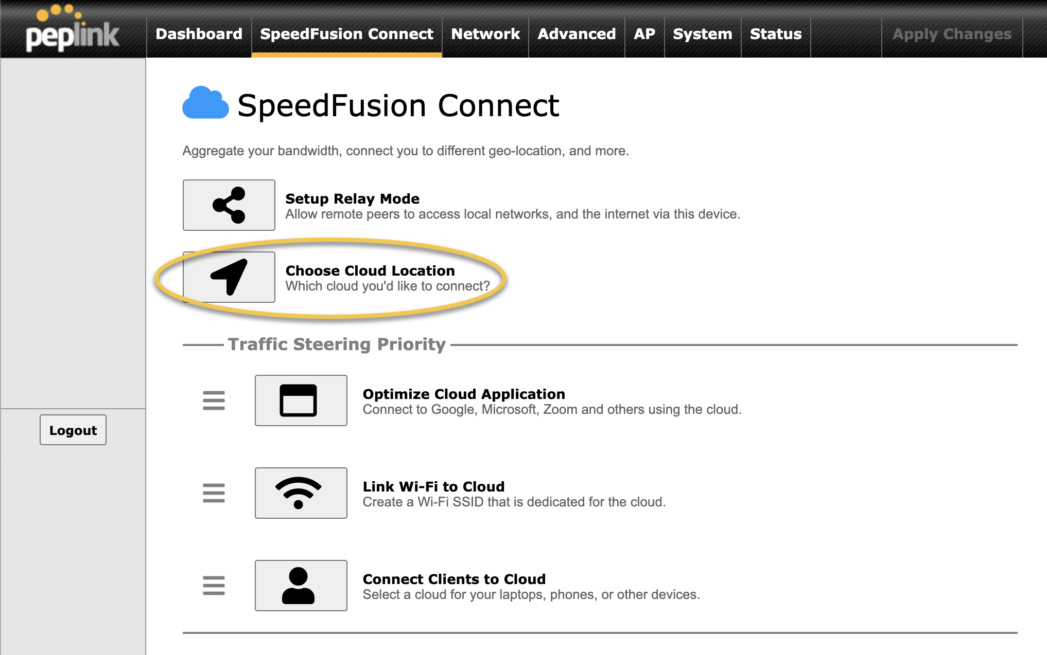 Using Starlink with Peplink