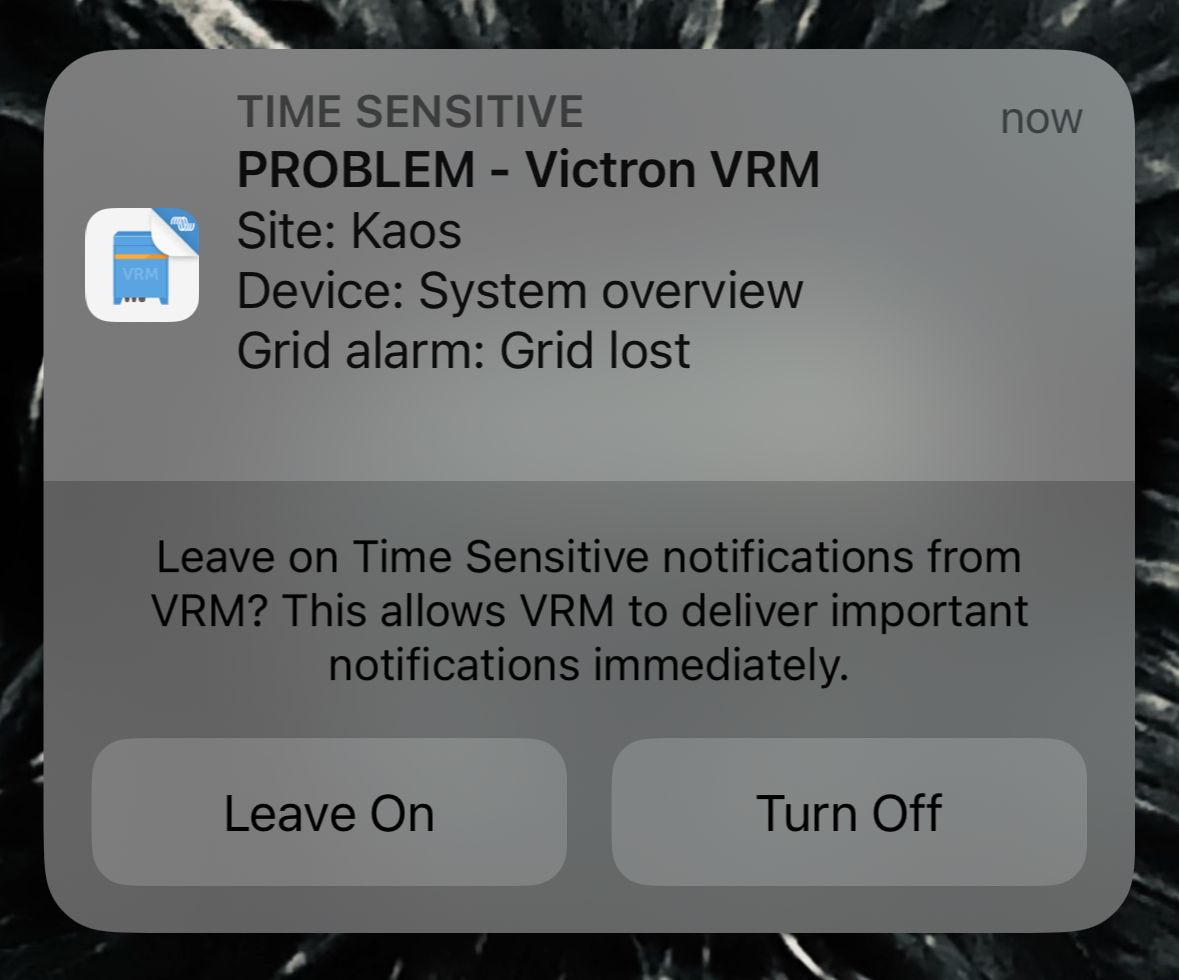 Supercharged Victron displays & push alerts