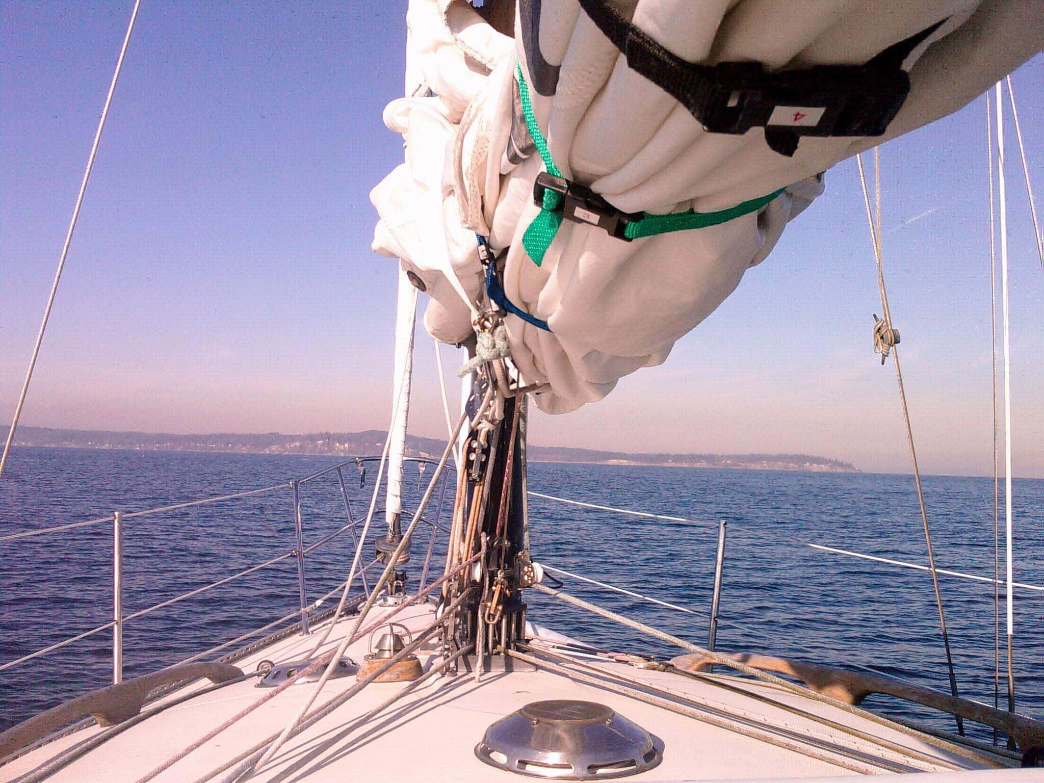 Harrowing sail