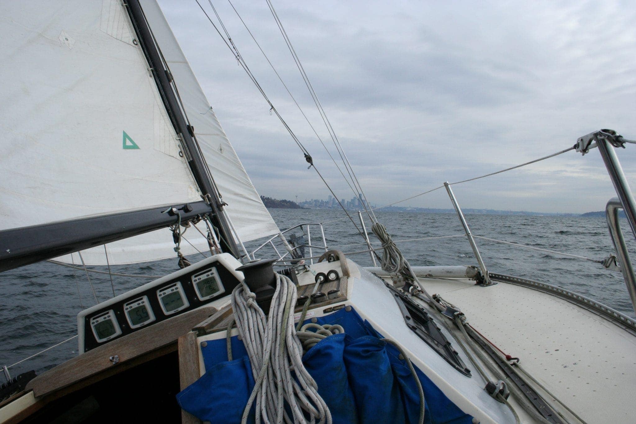 Sailing ... slightly cold but still nice