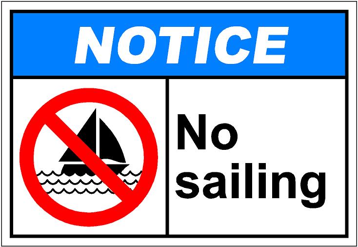 Not a lot of sailing this year...