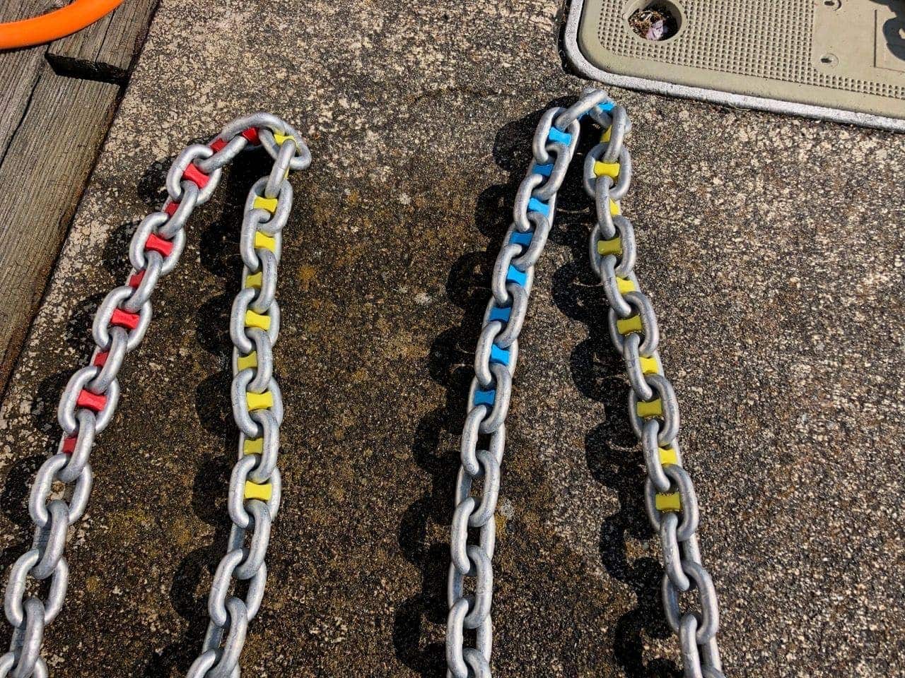 dog chain anchors